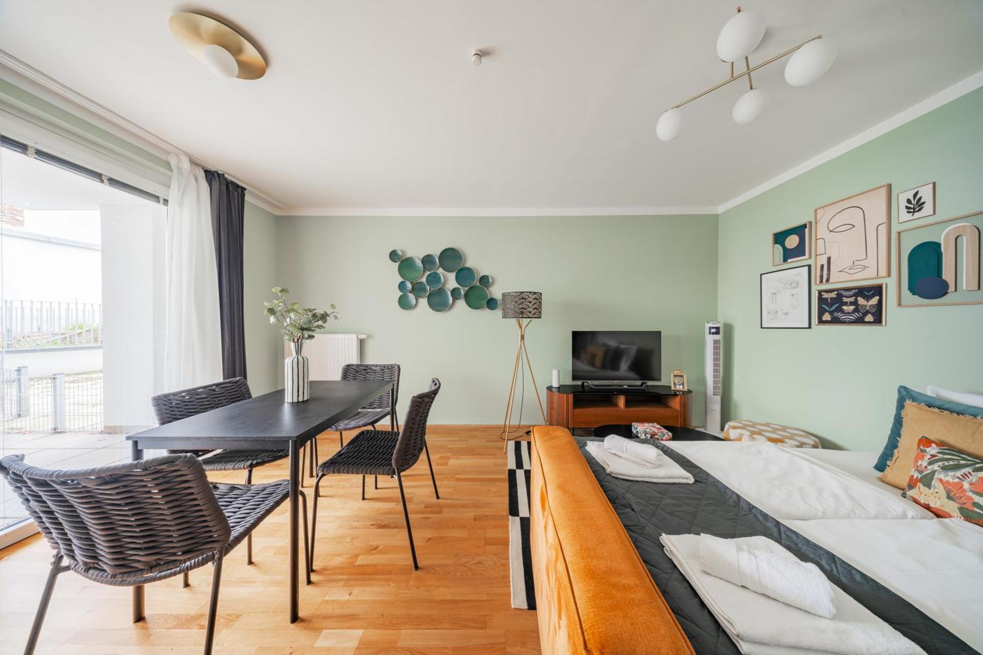 Modern Living Apartments Vienna, 15 Min To Center ภายนอก รูปภาพ